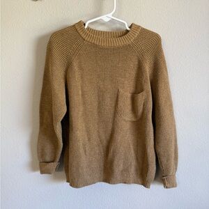 Zara Kids Tan Crewneck Sweater